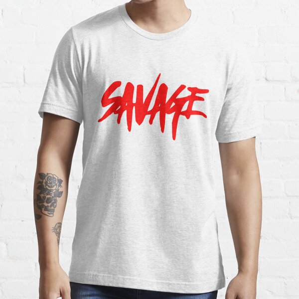 Savage Red - Text Essential T-Shirt