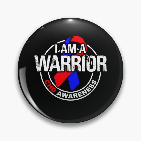 Item preview, I Am A Warrior CHD Awareness Ribbon designed and sold by Adolfo114.