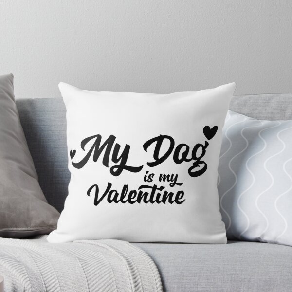 Item preview, My Dog is my Valentine designed and sold by BlackCatArtBB.