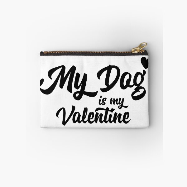 Item preview, My Dog is my Valentine designed and sold by BlackCatArtBB.
