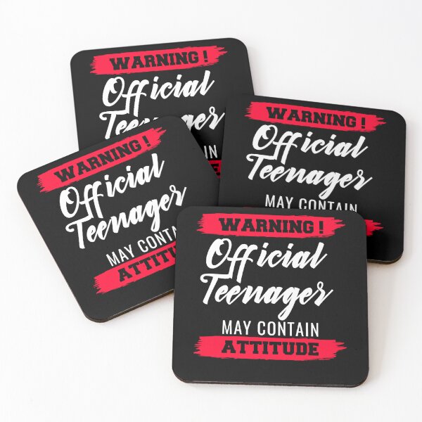 Item preview, Warning Official Teenager May Contain Attitude designed and sold by TeePerfect ⭐⭐⭐⭐⭐.
