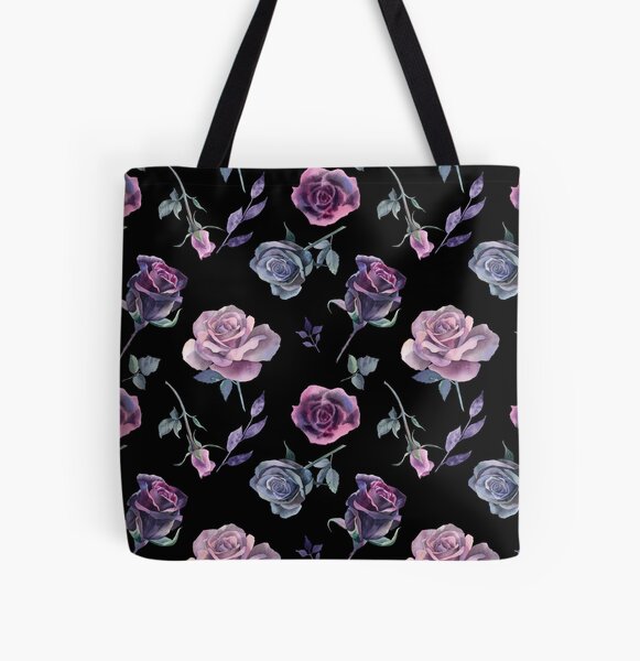 Dark Garden All Over Print Tote Bag