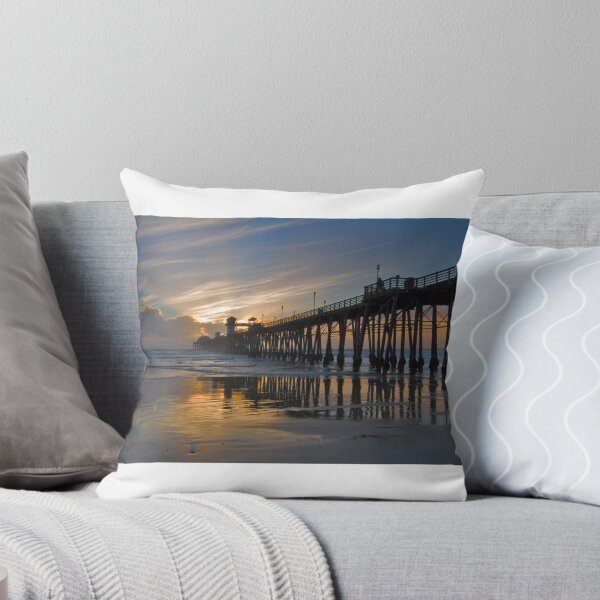 Item preview, Oceanside Pier, Low Tide Sunset designed and sold by photosbyflood.