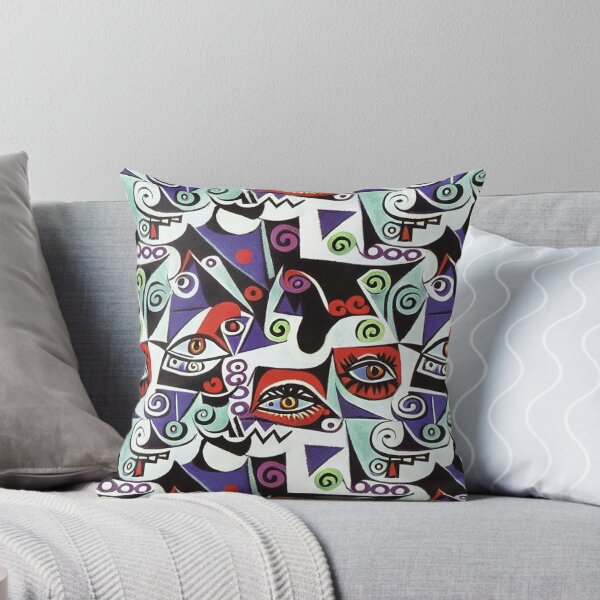 Item preview, Eyes Shapes and Lines - modern abstract  designed and sold by FloralZoo.