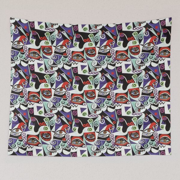Item preview, Eyes Shapes and Lines - modern abstract  designed and sold by FloralZoo.