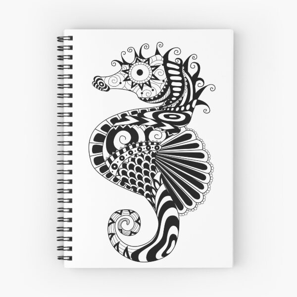 Item preview, Coloring picture for adult: seahorse designed and sold by Yuna26.