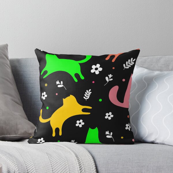 Item preview, black cat pattern designed and sold by Timegraf.