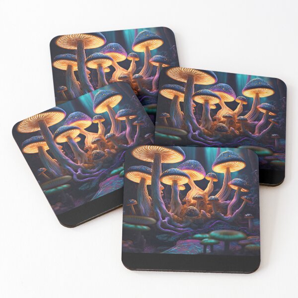 Item preview, Shroom powers activate! - Square (no text) designed and sold by ai-datamancer.