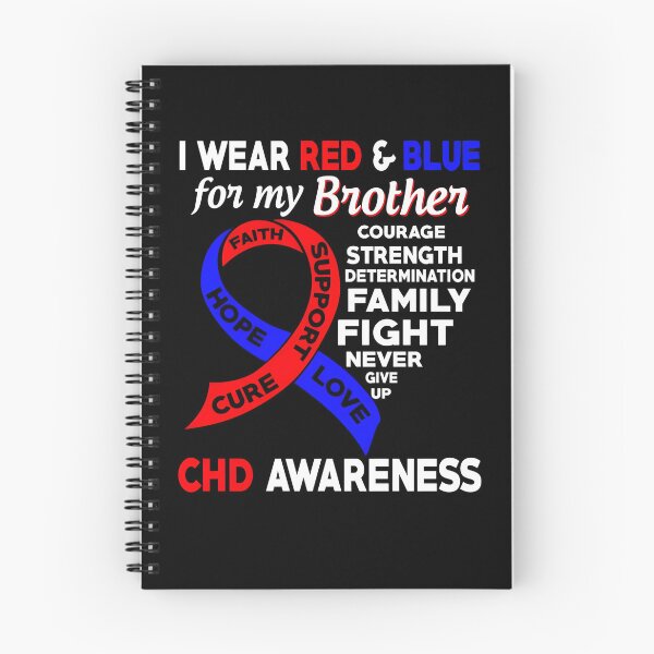 Item preview, I Wear Red and Blue for My Brother CHD Awareness designed and sold by Adolfo114.