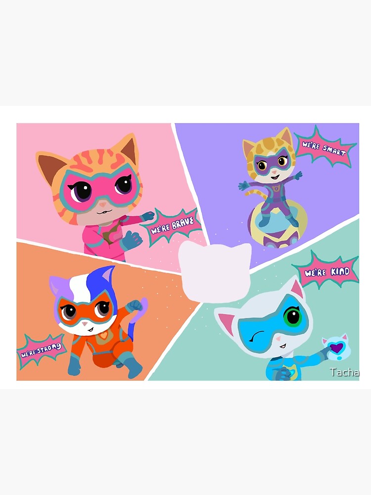 Cartoon Cat Floor Mat - Super Kitty Cats