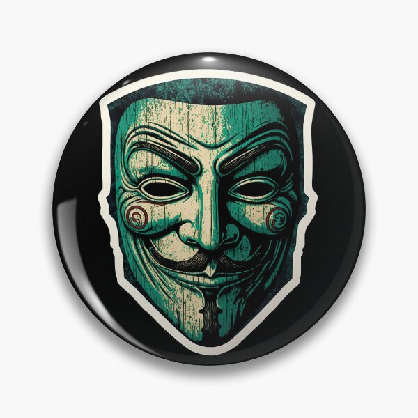 Item preview, Anonymous Saw Style Guy Fawkes Distressed Hacker Green Color  designed and sold by Gralok.