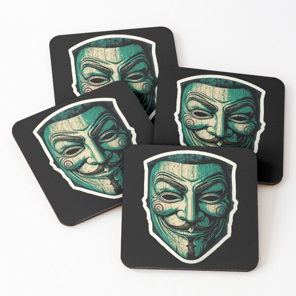 Item preview, Anonymous Saw Style Guy Fawkes Distressed Hacker Green Color  designed and sold by Gralok.