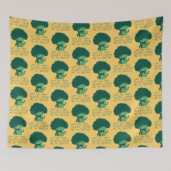 Item preview, angry broccoli designed and sold by RoboRaphael.