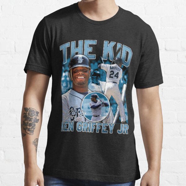 Ken Griffey Jr Seattle The Kid Baseball Legend Signature Vintage Unisex T- Shirt - Teeruto