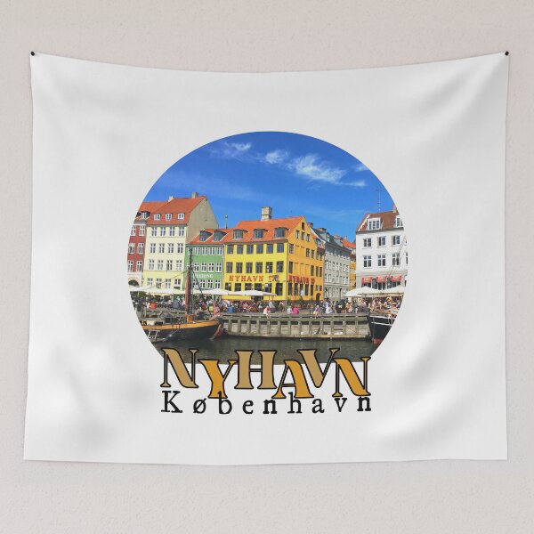 Item preview, Nyhavn Harbour, Kobenhavn (Copenhagen). Denmark designed and sold by ImaginedCo.