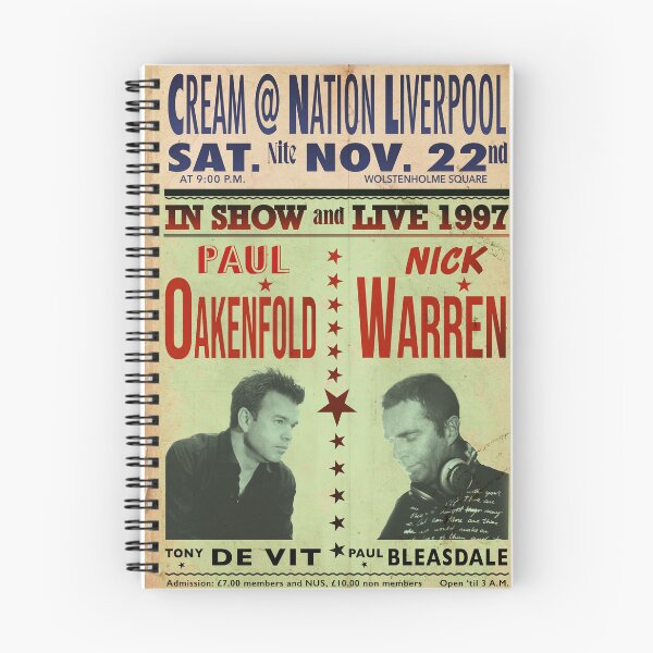 Item preview, Paul Oakenfold Nick Warren Cream 1997 designed and sold by Lick-Design.