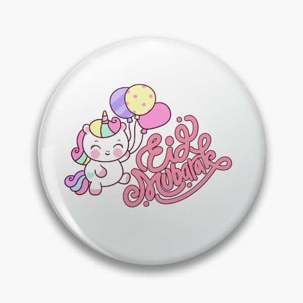 Item preview, Cute Eid Mubarak Unicorn designed and sold by nadiahaq.