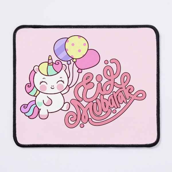 Item preview, Cute Eid Mubarak Unicorn designed and sold by nadiahaq.