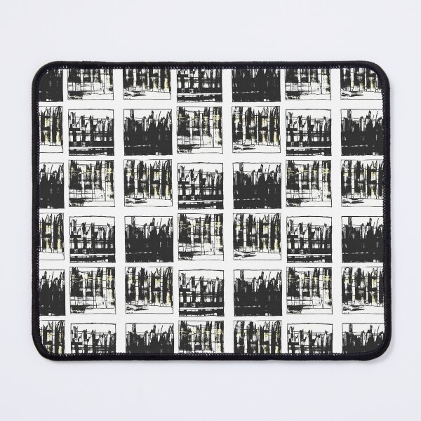 Item preview,  Liminal Space in Monocrome Abstraction through 4 windows designed and sold by BlackArtichoke.