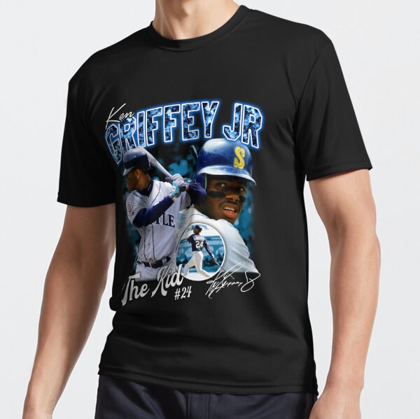 Ken Griffey Jr The Kid Seattle Baseball Legend Signature Vintage Retro 80s  90s Bootleg Rap Style Essential T-Shirt for Sale by georgiyigsub