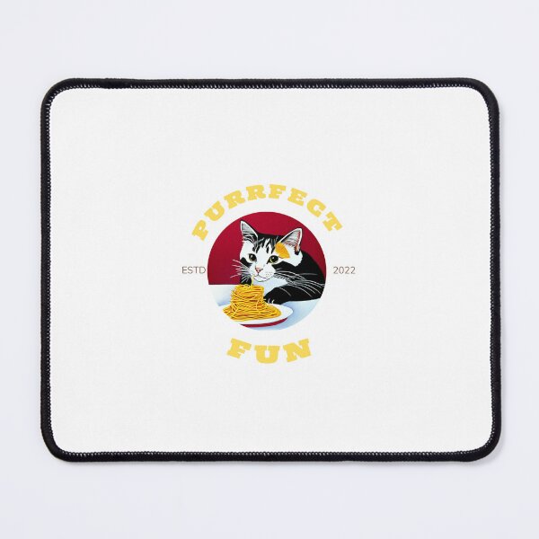 Item preview, Cats:  Cute Cat Eating Spaghetti: A Fun Illustration for Cat Lovers designed and sold by reelsfun21.