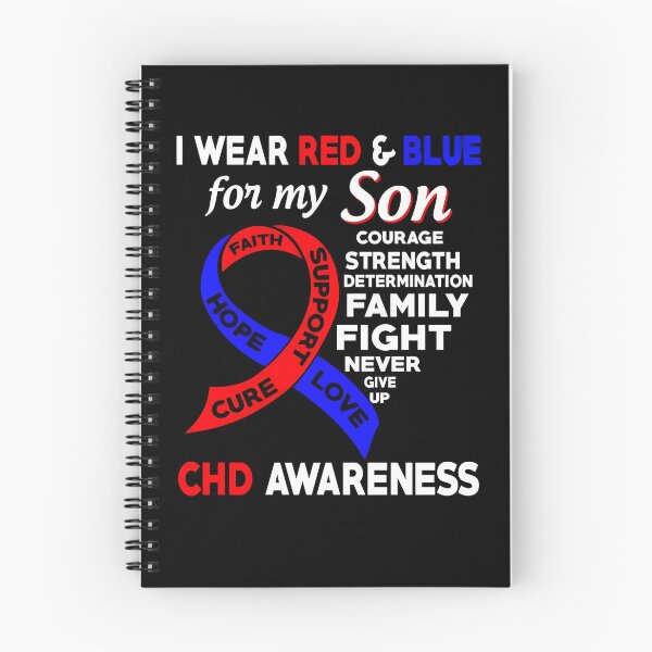 Item preview, I Wear Red and Blue for My Son CHD Awareness designed and sold by Adolfo114.