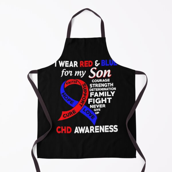 Item preview, I Wear Red and Blue for My Son CHD Awareness designed and sold by Adolfo114.