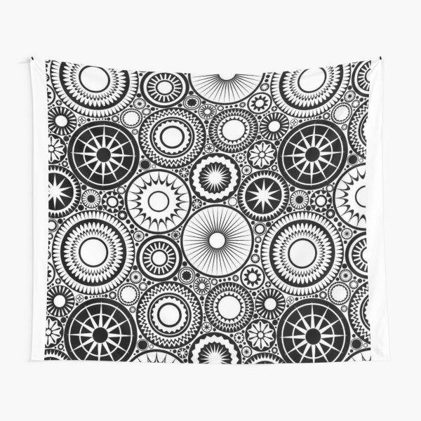 Adult coloring: Rosaces Tapestry