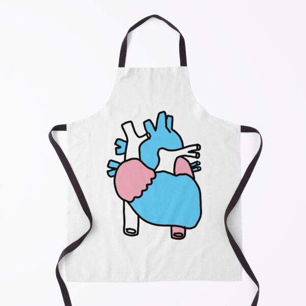 Item preview, Transgender Flag anatomical heart designed and sold by marnilauren.