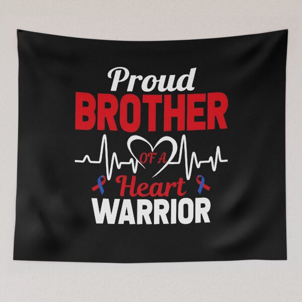 Item preview, Proud Brother of a Heart Warrior CHD Awareness designed and sold by Adolfo114.