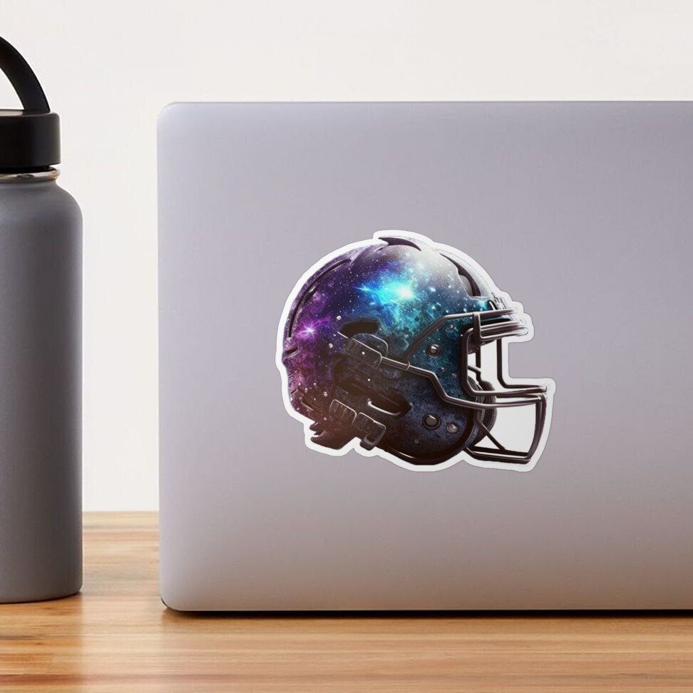 NFL Helmet Galaxy Style Sticker for Sale by footballshoping