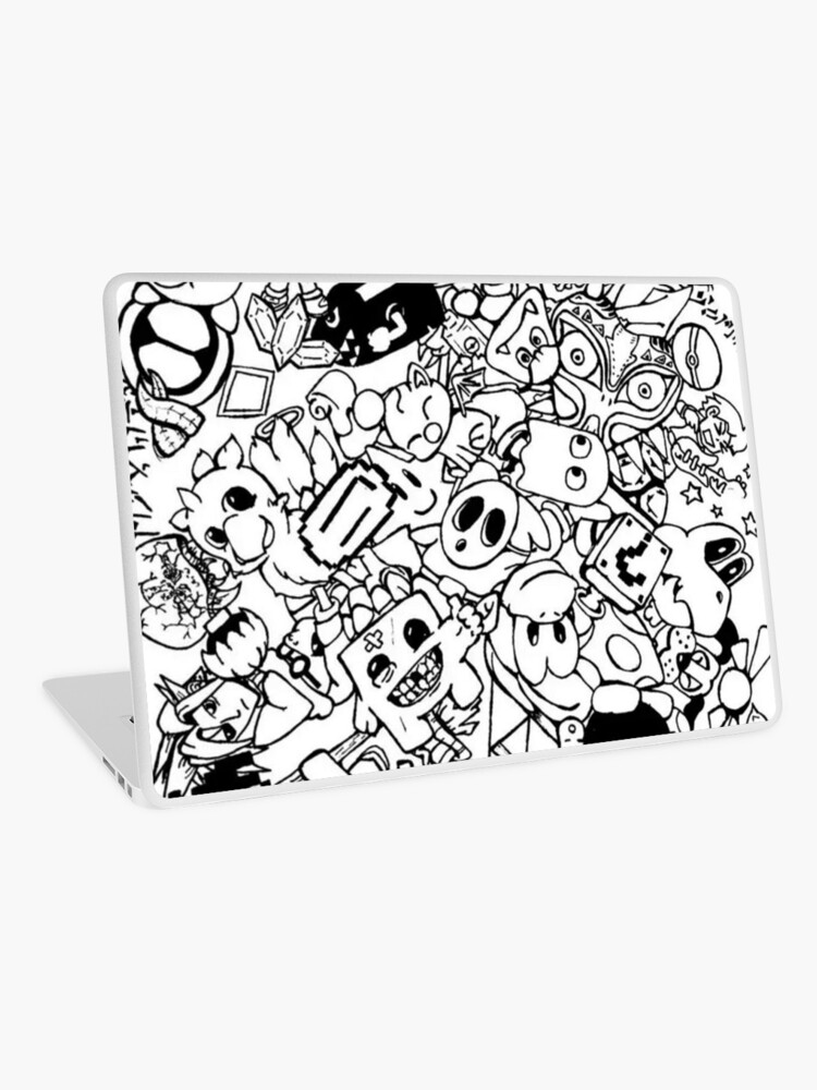 Coloriage Pour Adulte Game Skin Adhesive D Ordinateur