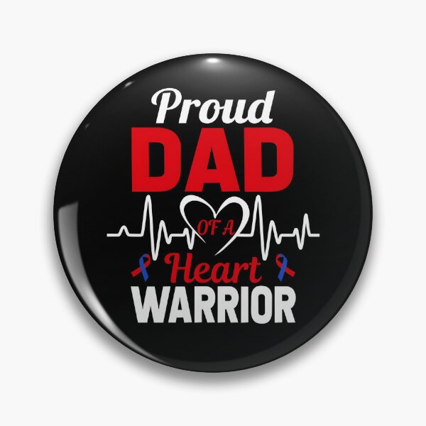 Item preview, Proud Dad of a Heart Warrior CHD Awareness designed and sold by Adolfo114.