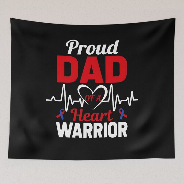 Item preview, Proud Dad of a Heart Warrior CHD Awareness designed and sold by Adolfo114.