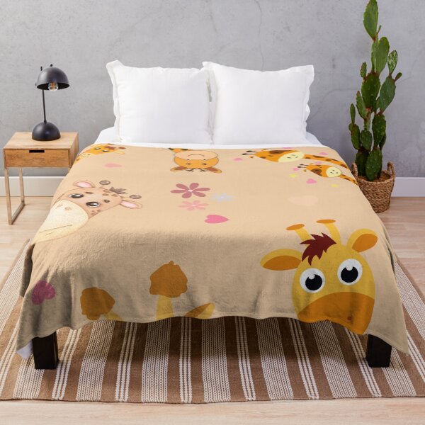 Item preview, Cute Giraffe Heads Pattern designed and sold by my-green-gecko.