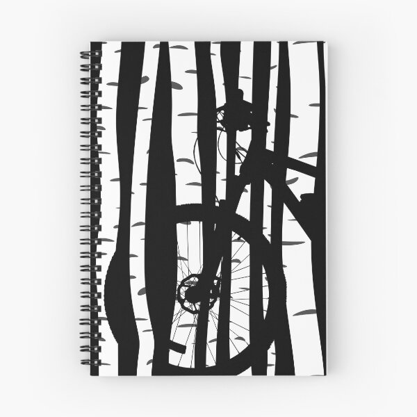 Item preview, Mountain Bike in a Birch Tree Forest designed and sold by Rahdoo.