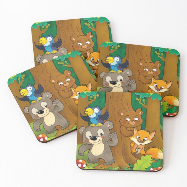 Item preview, animals in the forest designed and sold by Bernsteinhaus.