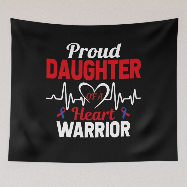 Item preview, Proud Daughter of a Heart Warrior CHD Awareness designed and sold by Adolfo114.