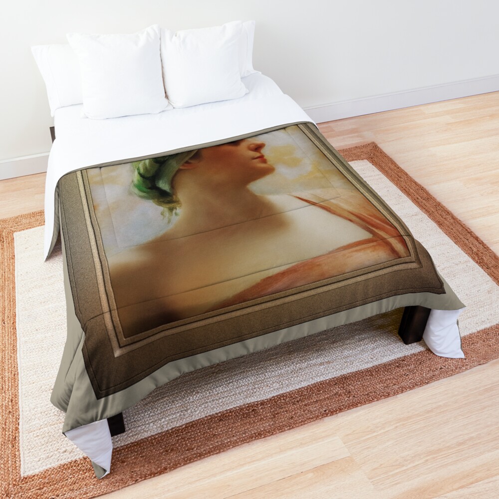 An Oriental Beauty by Theodoros Ralli 2 An Oriental Beauty by Theodoros Ralli Remastered Xzendor7 Classical Art Old Masters Reproductions Comforter