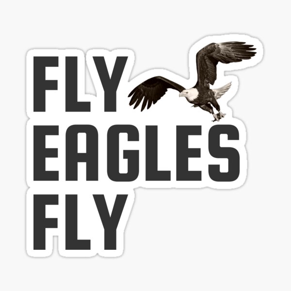 Philadelphia Eagles Illustration of the Eagle in Team Colors | Sticker