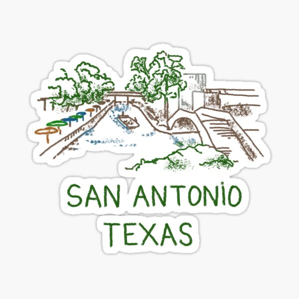 San Antonio Stickers | Redbubble