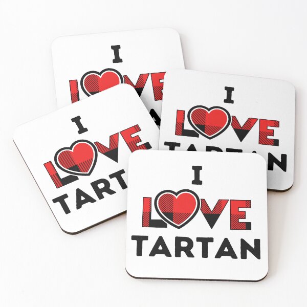 Item preview, I Love Tartan - Red Tartan Design designed and sold by CreativNode.