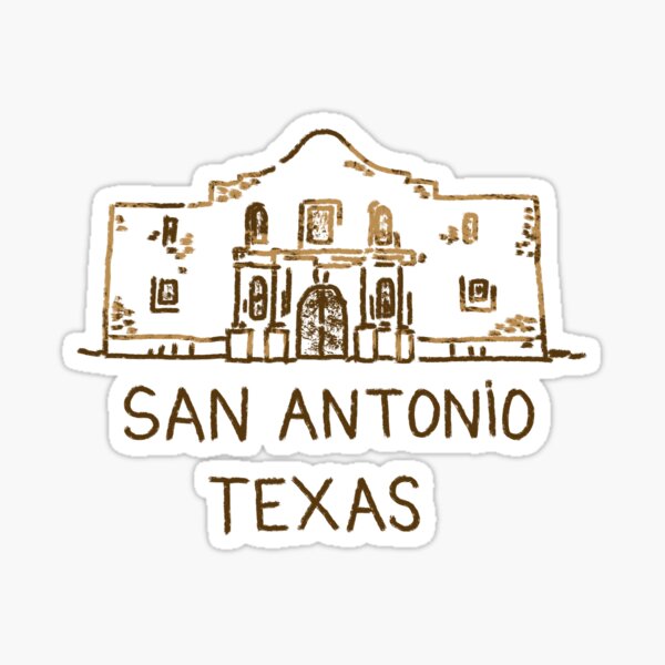 San Antonio Stickers Redbubble