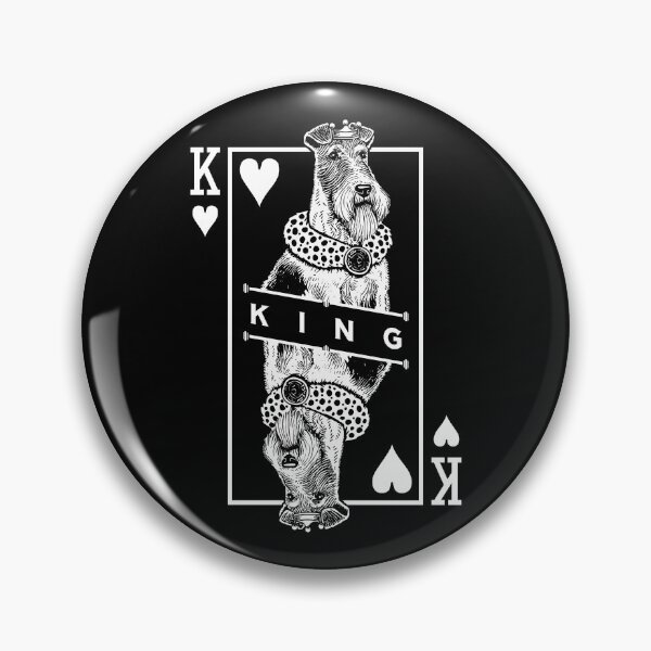 Item preview, Wire Fox Terrier King Of Hearts Funny Dog Lover Pop Art designed and sold by GrandeDuc.