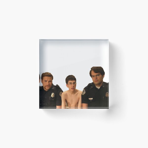 Superbad - Police and McLovin Acrylic Block