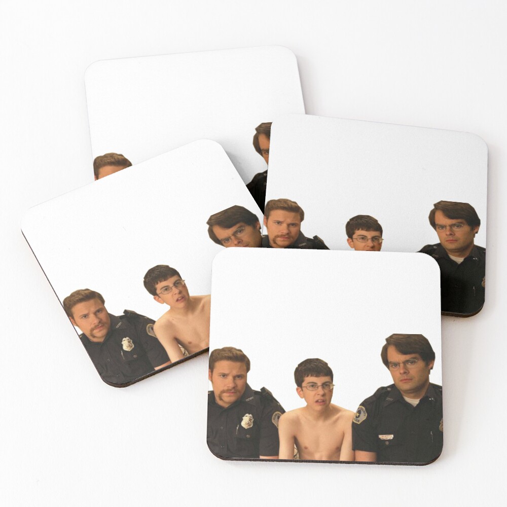 Superbad - Police and McLovin Coasters (Set of 4)