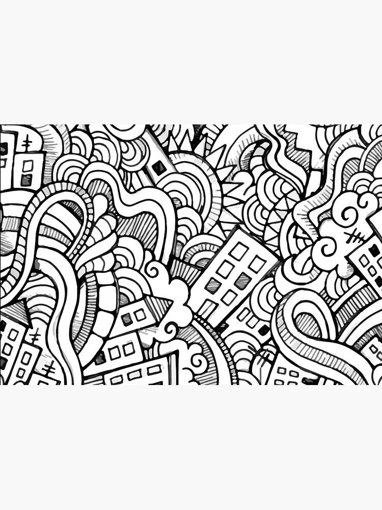 Coloring Bookmarks With Semi-abstract Designs Doodle Arts 