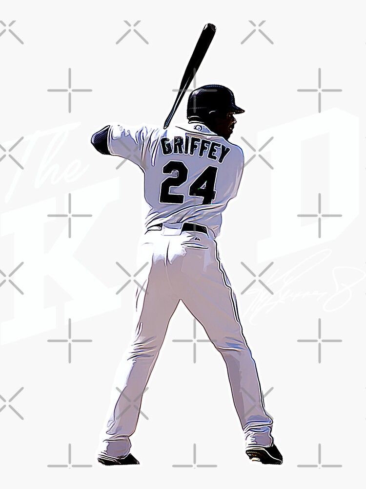 Ken Griffey Jr The Kid Seattle Baseball Legend Signature Vintage Retro 80s  90s Bootleg Rap Style | Kids T-Shirt