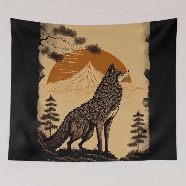 Item preview, Timberwolf - Retro Japanese designed and sold by Odd World.