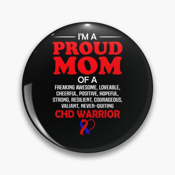 Item preview, Proud Mom Of A CHD Awareness Warrior designed and sold by Adolfo114.
